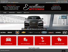 Tablet Screenshot of excellenceautoexchange.com